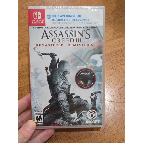 Assassin's Creed III Remastered Nintendo Switch – Full Game Download NEW - Picture 2 of 4